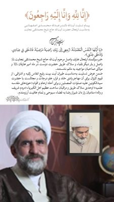 پیام دکتر محمدی اصفهانی در ارتحال حاج محمد تقی نجابت